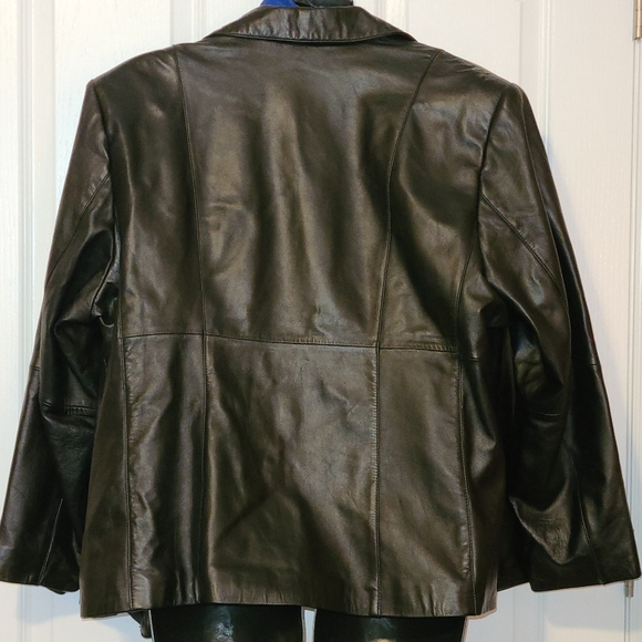 NEW LIST👻- Women's Genuine Buttery Soft Leather Blazer Jacket sz 3X